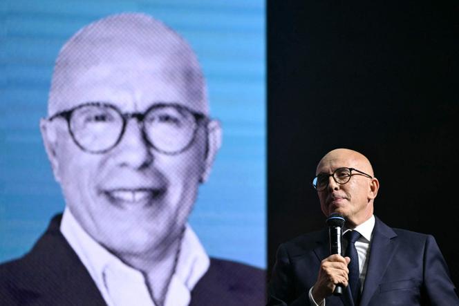 Eric Ciotti au Sommet des libertés, au Casino de Paris, le 24 juin 2025.