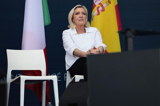 Marine Le Pen, à Mormant-sur-Vernisson (Loiret), le 9 juin 2025.