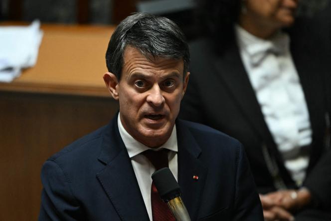 Le ministre des outre-mer, Manuel Valls, à l’Assemblée nationale, à Paris, le 24 juin 2025.