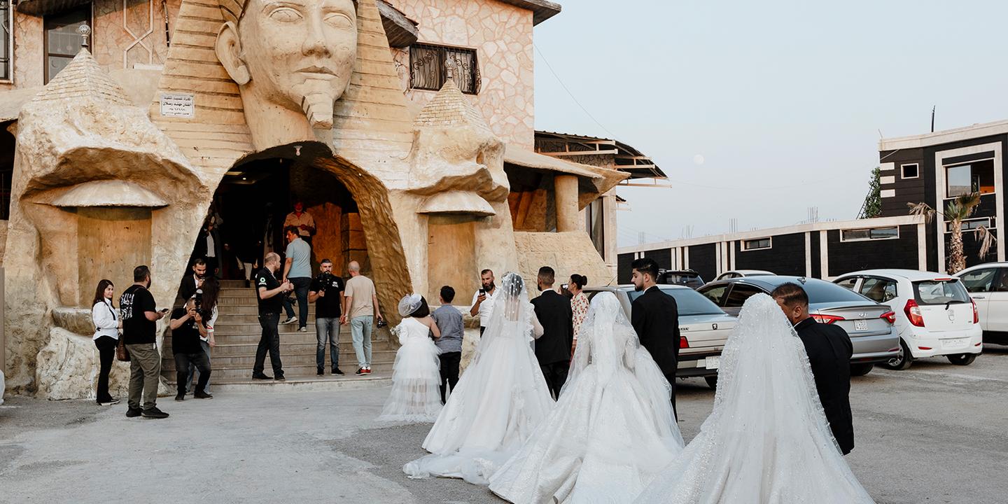 Four Syrian weddings, a symbol of reconciliation