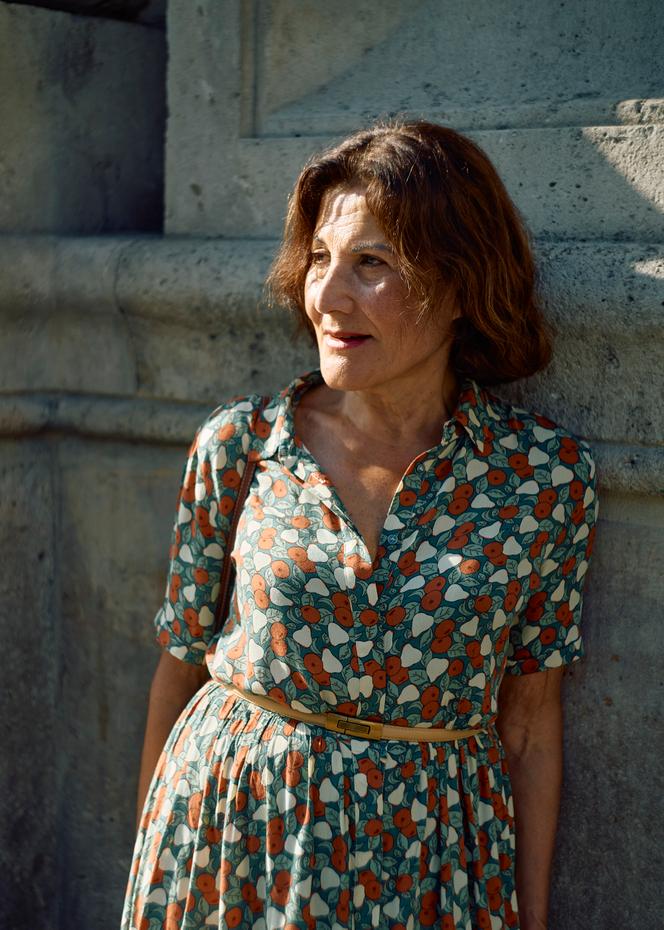 Lina Hayoun a obtenu la nationalité française en 1976. Elle vit désormais à Saint-Cloud, dans les Hauts-de-Seine. Ici, le 20 juin 2025.