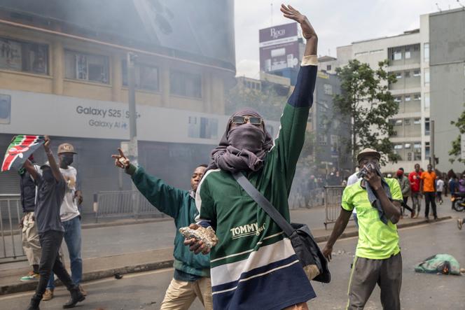 Manifestation à Nairobi, au Kenya, le 17 juin 2025.