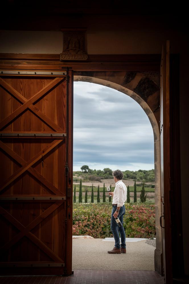 Jean-Claude Mas, em Domaine Paul Mas, em Montagnac (Hérault), 26 de setembro de 2024.