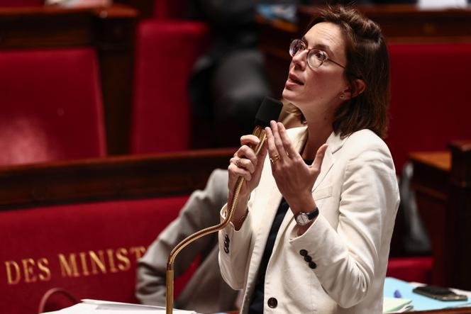 La ministre chargée des comptes publics, Amélie de Montchalin, à l’Assemblée nationale, à Paris, le 21 mai 2025.