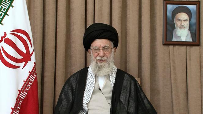 L’ayatollah Ali Khamenei s’exprime sur une vidéo enregistrée. Photo, publiée le jeudi 26 juin 2025, par le site officiel du bureau du Guide suprême iranien.