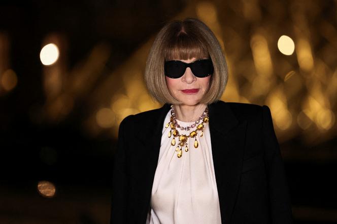 Anna Wintour, au musée du Louvre, à Paris, le 4 mars 2025.