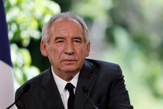 Le premier ministre François Bayrou lors d’une conférence de presse à Matignon sur la fin du conclave des retraites, jeudi 26 juin 2025.