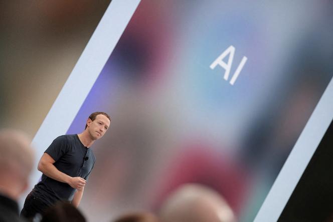 Mark Zuckerberg, PDG de Meta, au siège de l’entreprise, à Menlo Park (Californie), le 27 septembre 2024.