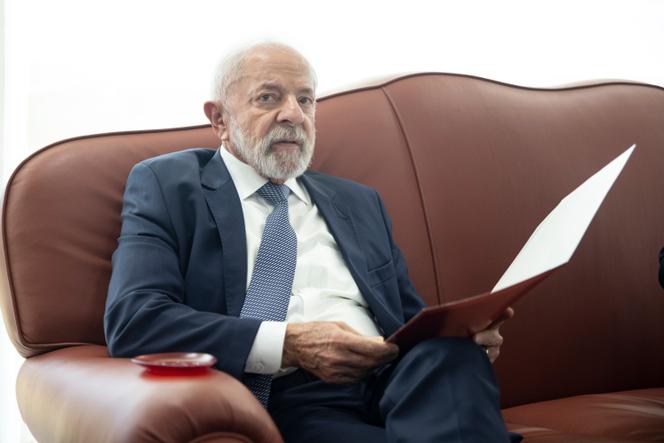 Le président brésilien Luis Inacio Lula da Silva au Palais du Planalto à Brasilia, le 26 mai 2025.
