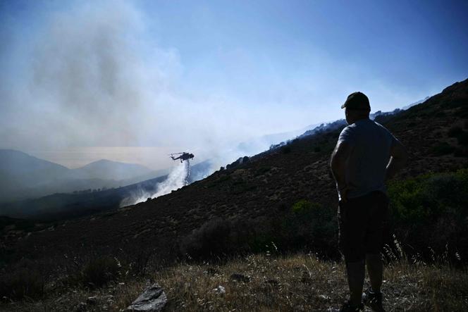 Près de Thymari, au sud-est d’Athènes, le 26 juin 2025.