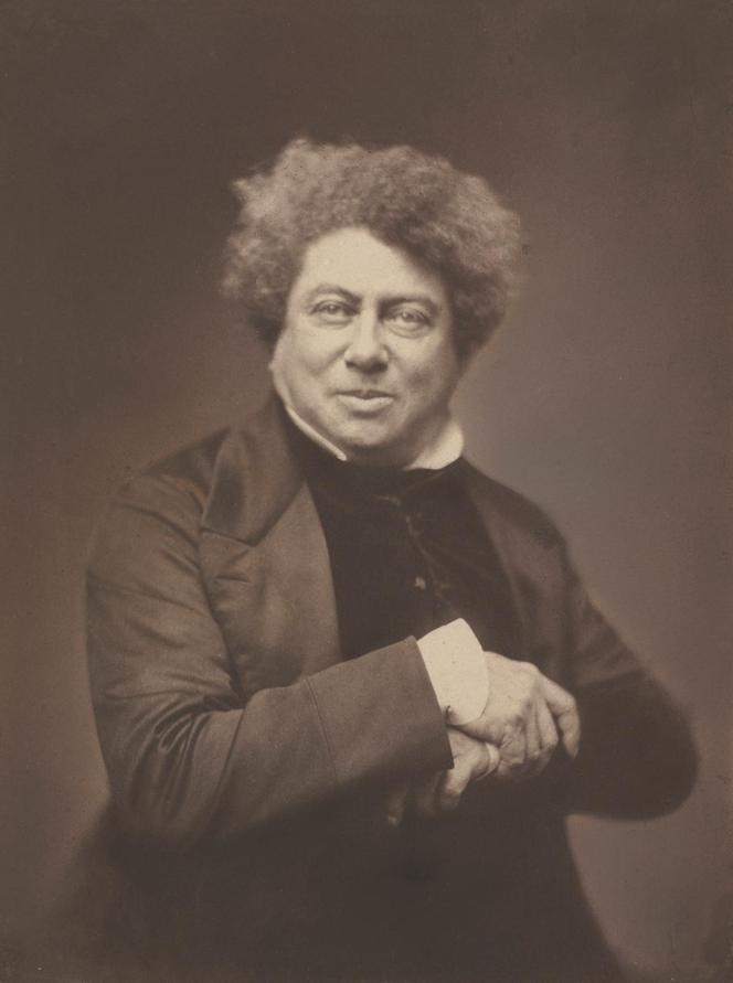 Alexandre Dumas photographié par Nadar, vers 1860.