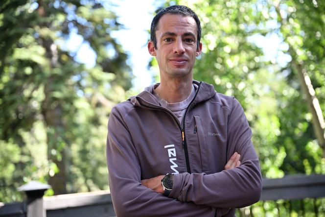 Le coureur de fond espagnol Kilian Jornet avant la Western States, le 26 juin 2025 à Olympic Valley, en Californie. 