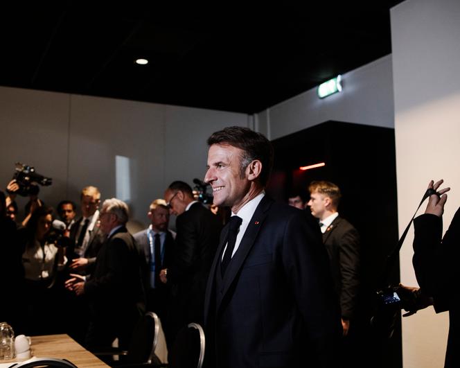 Le président de la République, Emmanuel Macron, lors du sommet de l’OTAN, à La Haye (Pays-Bas), le 24 juin 2025.