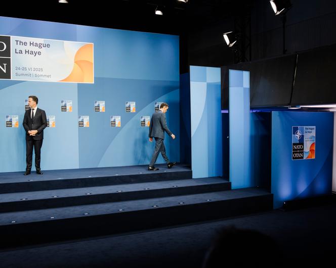 Pedro Sanchez, premier ministre espagnol, lors du sommet de l'OTAN, à La Haye, aux Pays-Bas, mercredi 25 juin 2025.