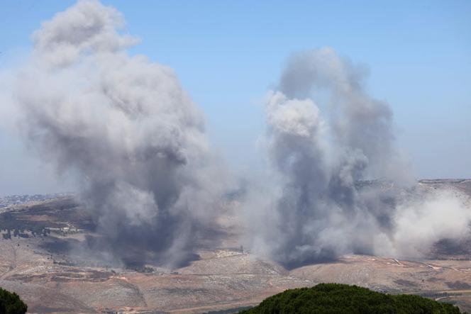 Après des frappes aériennes israéliennes près de Nabatiyé, dans le sud du Liban, le 27 juin 2025.