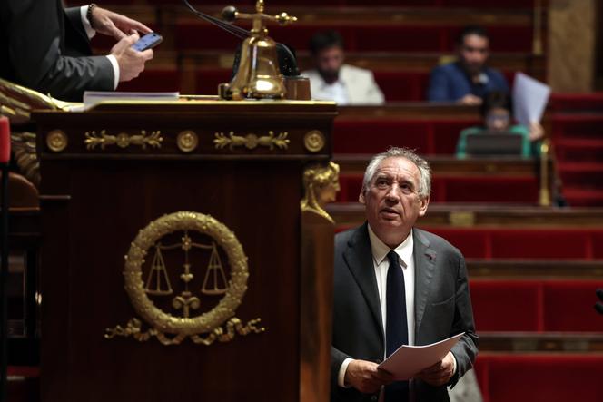  François Bayrou, à l’Assemblée nationale, à Paris, le 25 juin 2025.