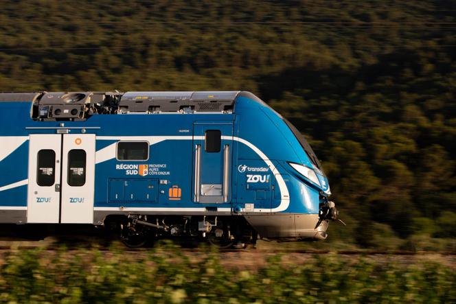 Mise en circulation de la nouvelle rame du TER Marseille-Nice de Transdev, le 29 juin 2025.