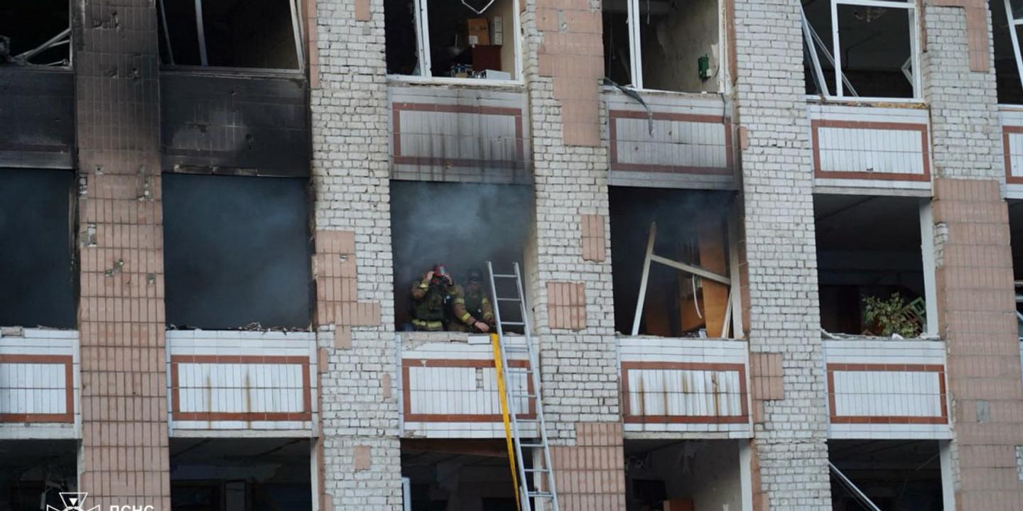Ukraine says Russia has launched the biggest aerial attack since the start of the war