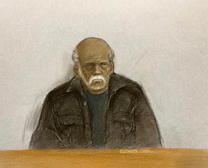 Ryland Headley, 92 ans, comparaissant par liaison vidéo au tribunal de Bristol, le 20 novembre 2024.