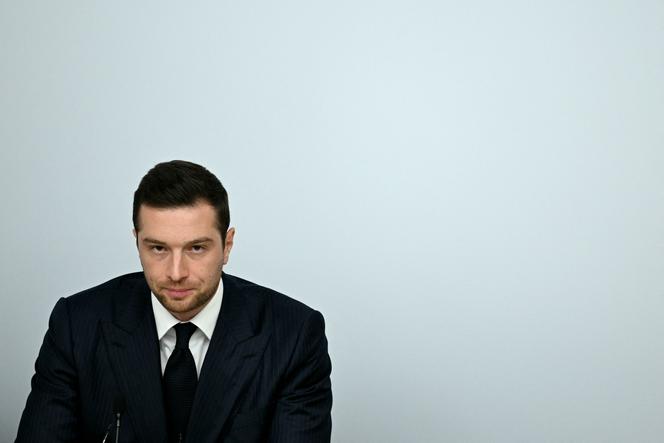 Le président du Rassemblement national, Jordan Bardella, à l’Assemblée nationale, à Paris, le 28 juin 2025. 