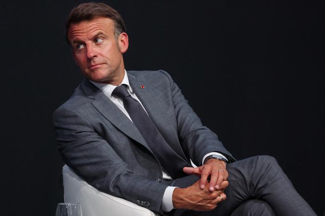 Emmanuel Macron, lors de la Conférence des Nations unies sur le financement du développement, à Séville, le 30 juin 2025.