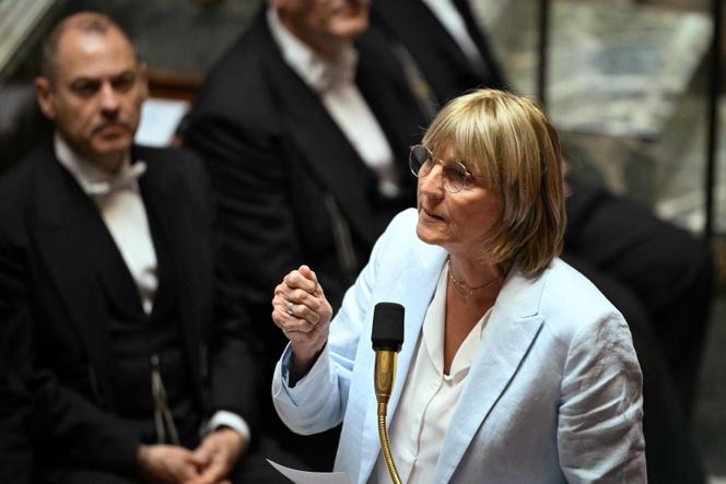 La ministre du logement, Valérie Létard, à l’Assemblée nationale, à Paris, le 24 juin 2025.
