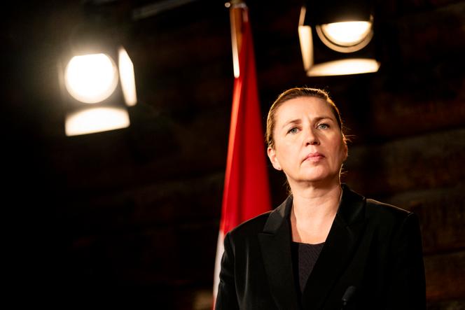 Mette Frederiksen lors d’une conférence de presse aux îles Féroé, le 17 juin 2025.