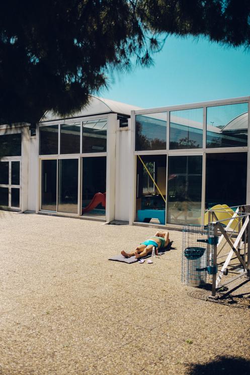 At the Castellane swimming pool in Marseille on July 1, 2025.