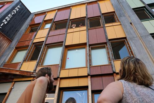 Devant le groupe scolaire Marceau à Montreuil (Seine-Saint-Denis), le 1ᵉʳ juillet  2025.