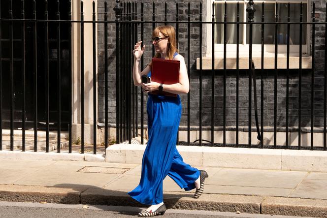 La vice-première ministre britannique, Angela Rayner, à Downing Street, à Londres, le 1er juillet 2025.