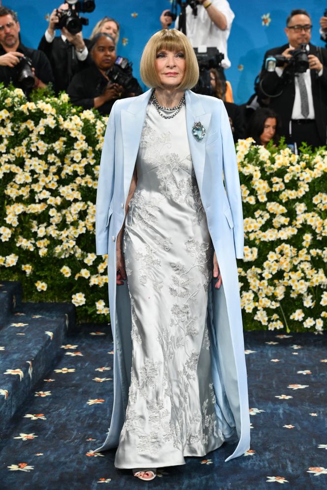 Anna Wintour, lors du MET Ball, gala de charité en faveur du Costume Institute du Metropolitan Museum, à New York, le 5 mai 2025.