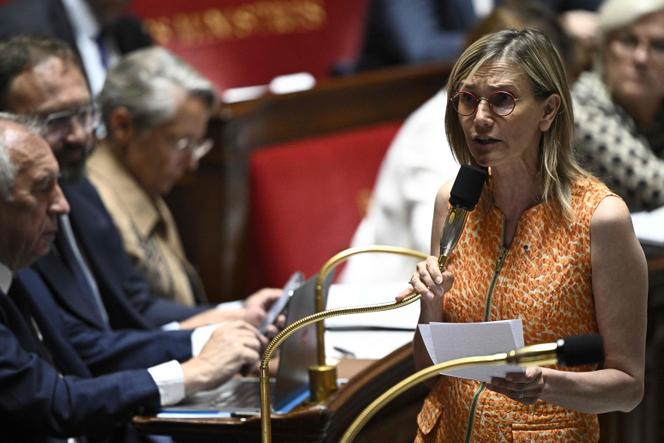 La ministre de la transition écologique, Agnès Pannier-Runacher, à l’Assemblée nationale, à Paris, le 1e juillet 2025.