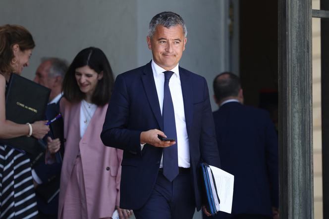 Le ministre de la justice, Gérald Darmanin, à l’Elysée, à Paris, le 2 juillet 2025.