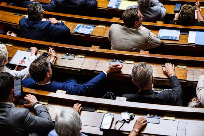 A l’Assemblée nationale, à Paris, le 1ᵉʳ juillet 2025.