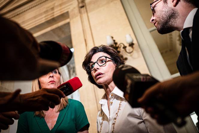 La ministre de la culture, Rachida Dati, à l’Assemblée, à Paris, le 30 juin 2025.