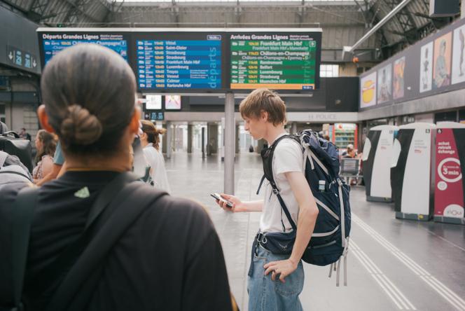 Em Gare de l'Est, em Paris, 29 de junho de 2025.