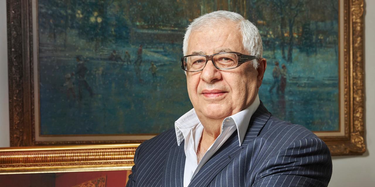 Bruno LEVY Gilbert Chagoury, milliardaire Libano-nigérian, chez lui, à Paris, le 7 juin 2021.