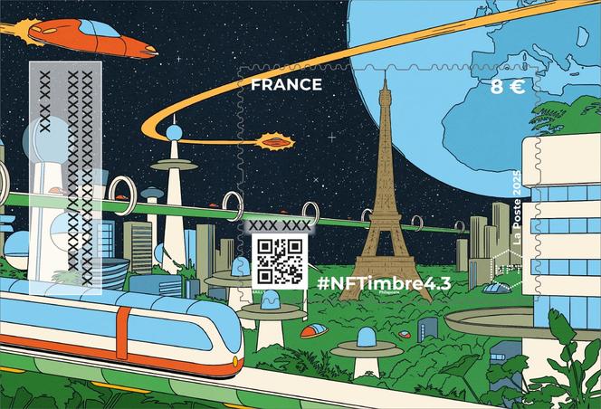 « #NFTimbre4.3 », création de Simon Bailly.