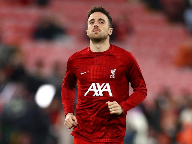 Diogo Jota, au stade d’Anfield, à Liverpool, le 26 octobre 2023.