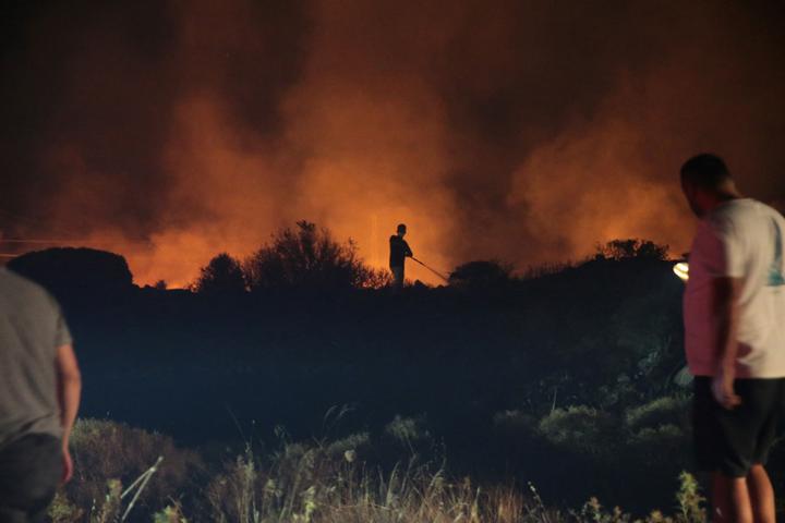 L’incendie de forêt dans le district de Çesme à Izmir (Turquie), le 3 juillet 2025.