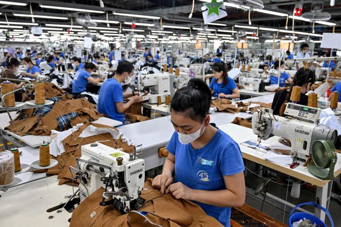 Usine de confection dans la province de Thai Nguyen, au Vietnam, le 2 juillet 2025.