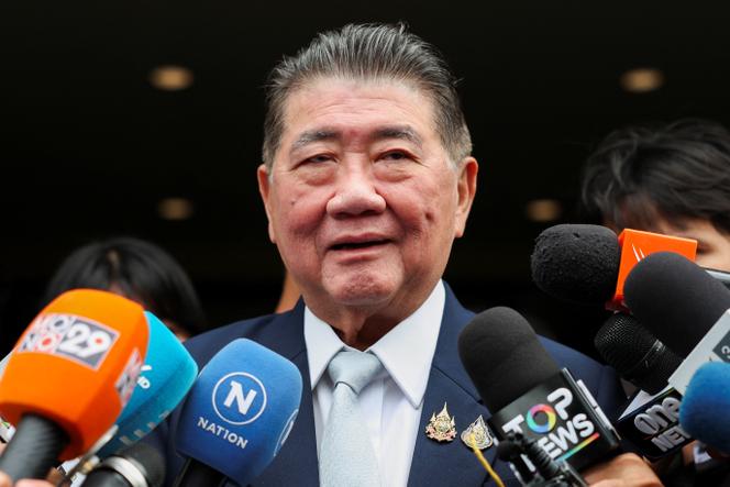 Le premier ministre thaïlandais, Phumtham Wechayachai, à Bangkok, le 3 juillet 2025.