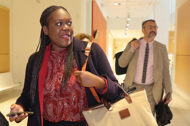 Laetitia Avia, au tribunal à Paris, le 9 mai 2023.