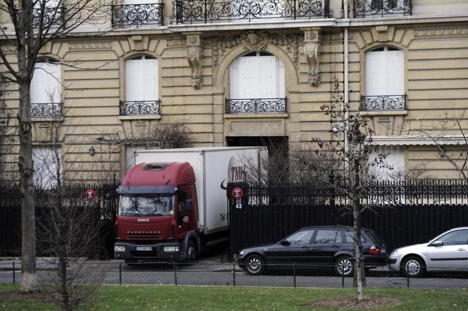 L’hôtel particulier du vice-président équato-guinéen, Teodoro Obiang Nguema Mangue, avenue Foch à Paris, le 14 février 2012.