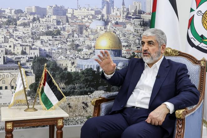 L’ancien chef du Hamas, Khaled Mechaal, s’exprime lors d’un entretien avec Reuters à Doha, au Qatar, le 5 octobre 2024.