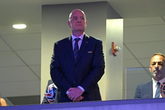 Gianni Infantino, le président de la Fédération internationale de football (FIFA), à Philadelphie (Pennsylvanie, Etats-Unis), le 4 juillet 2025.