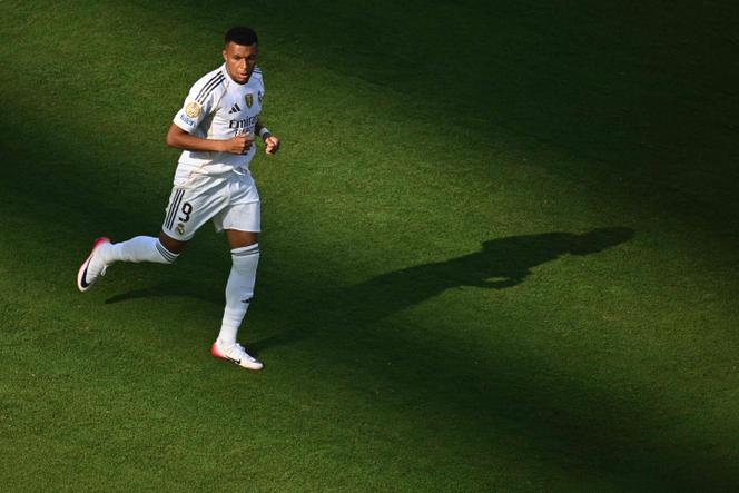 L’attaquant du Real Madrid Kylian Mbappé lors du quart de finale de la Coupe du monde des clubs face à Dortmund, le 5 juillet 2025 à East Rutherford (New Jersey, Etats-Unis).