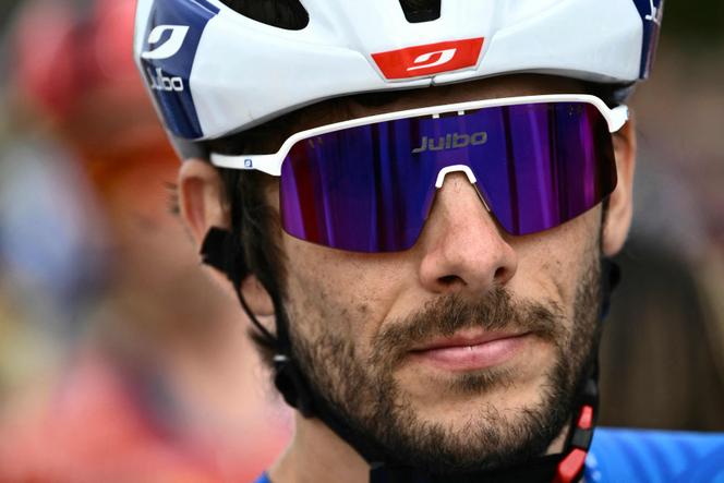 Le coureur français Guillaume Martin-Guyonnet, à Lille, au départ du Tour de France, le 5 juillet 2025.