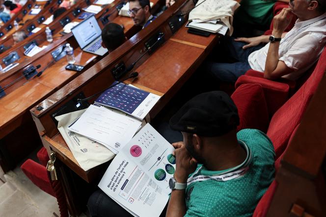 Lors de la première journée de la Convention citoyenne sur les temps de l’enfant, à Paris, le 20 juin 2025.