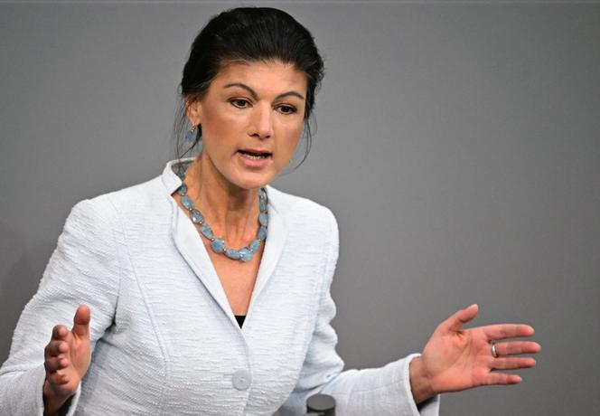 Sahra Wagenknecht, au Bundestag, à Berlin, le 13 mars 2025.